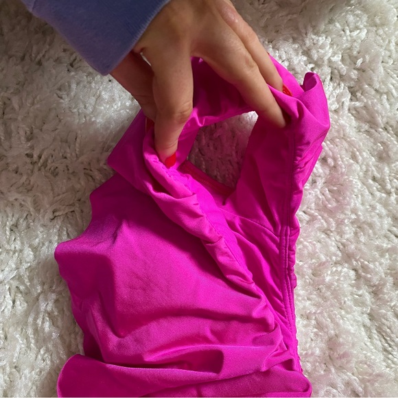 Trina Turk Off Shoulder Bikini, Pink, size 8 - Picture 4 of 6